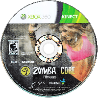 Zumba Fitness Core PAL Xbox 360  box art